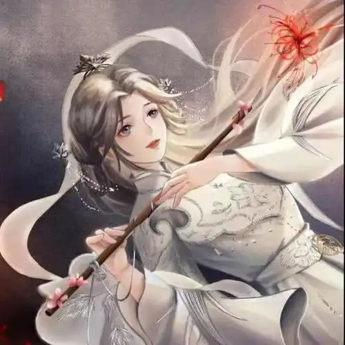 仙气十足的女子古风动漫头像温山软水繁星万千,不及你眉眼半分
