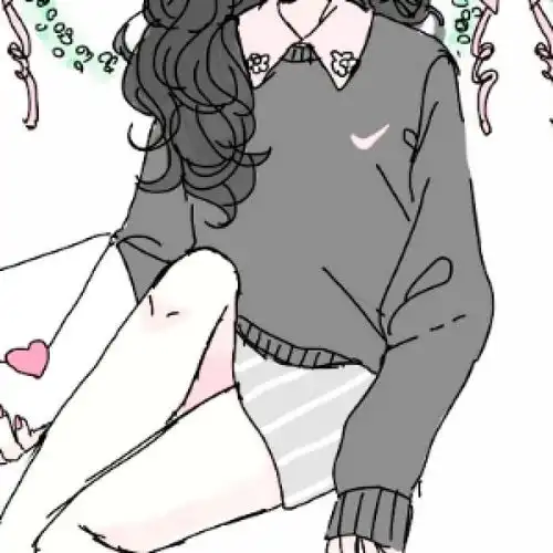 女生动漫头像,多年后若能重逢,道别来无恙
