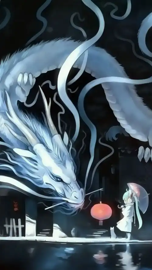 动漫壁纸初音未来黑色系
