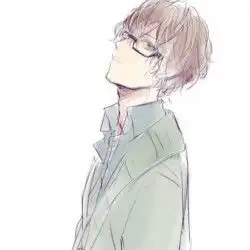 插画动漫二次元头像男
