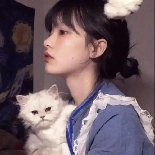 头像图片丨女生头像丨可爱的猫系女头1214
