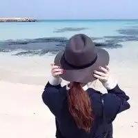 唯美海边头像女生背影女生站在海边背影头像图片
