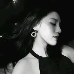 侧脸女生头像意境唯美有气质图片
