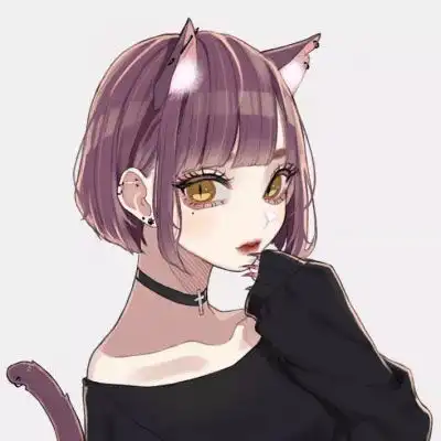 动漫短发高冷女,听从你心无问西东
