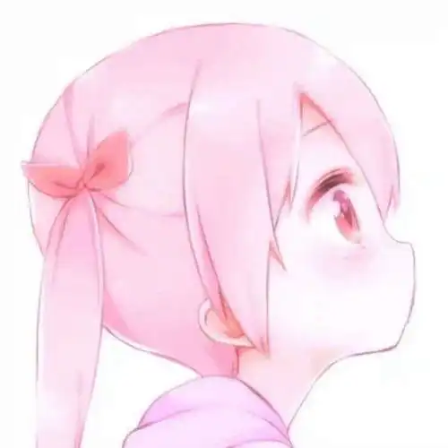 少女心粉色系小可爱头像
