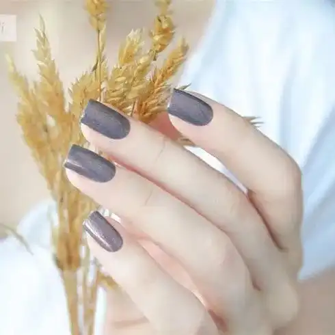 小仙女的纯色美甲,总有一款适合你
