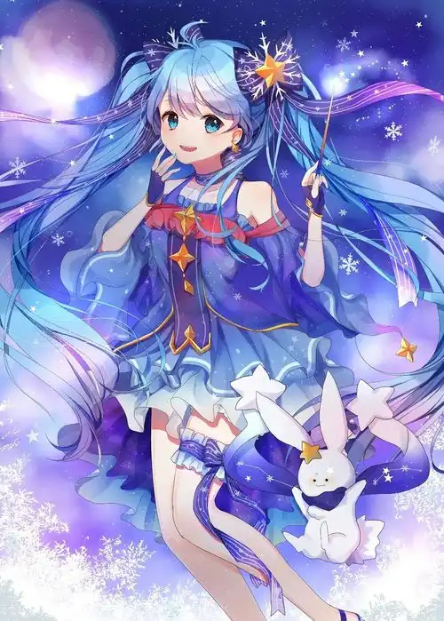 手机壁纸初音未来系列雪初音第二期byb站盐泽2020年12月19日
