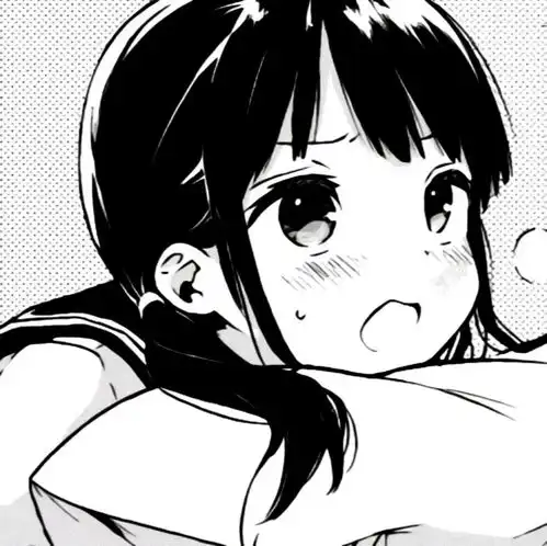 樱黑白日系女漫头含双马尾萝莉
