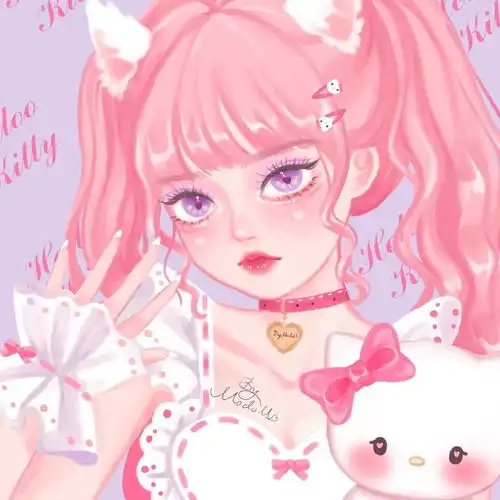 插画女生头像隔忘川,依稀醉梦轮回转,执笔绘朱颜
