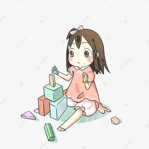 六一儿童节儿童搭积木游戏插画素材图片免费下载千库网
