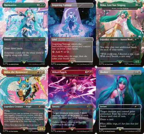 万智牌官方宣布将和初音未来联动
