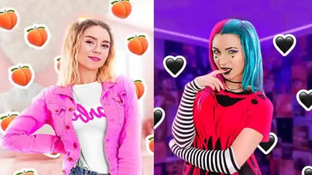 甜系女孩vs盐系女孩,二者一起生活趣味不断,颜控有眼福了

