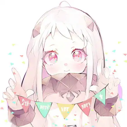粉色系女生动漫头像

