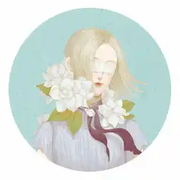 涂鸦王国插画人物森系手绘唯美意境堆糖,美好生活研究所

