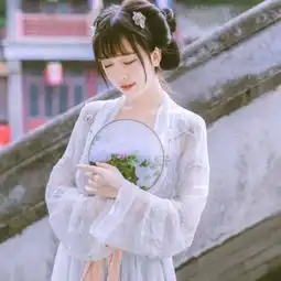 女生头像古风唯美清纯墨染倾qq女生头像我要个性网
