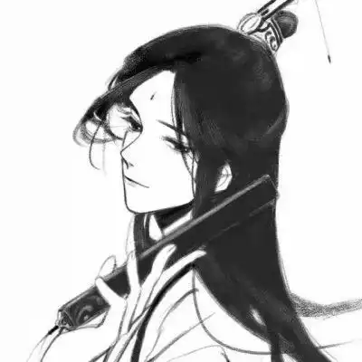 帅气冷漠男生漫画头像古风系列图片
