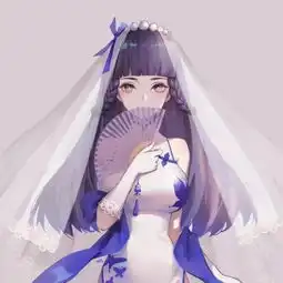 最美二次元动漫女生闺蜜头像

