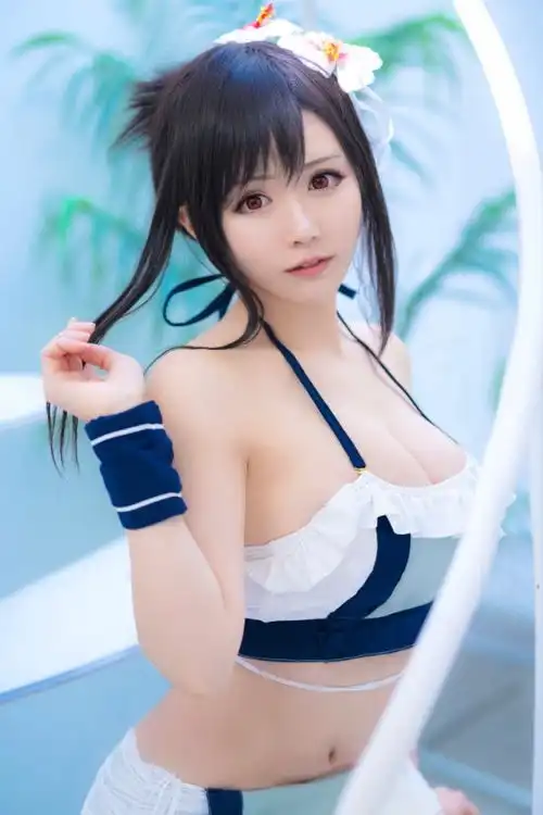 日本美女多穿搭cos蒂法身材出众真是清凉一夏
