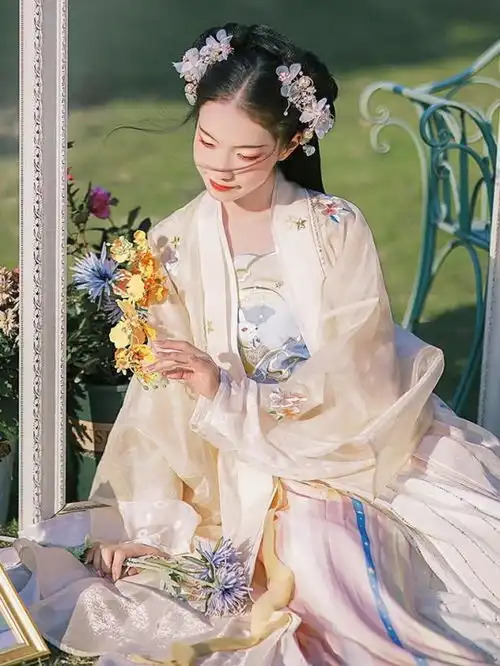 温柔甜美系汉服来袭,风格温婉又大气,让你化身小仙女
