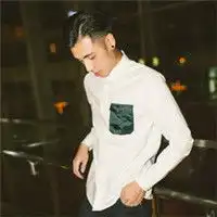 谁家陌上少年郎白色衬衫清新帅哥头像
