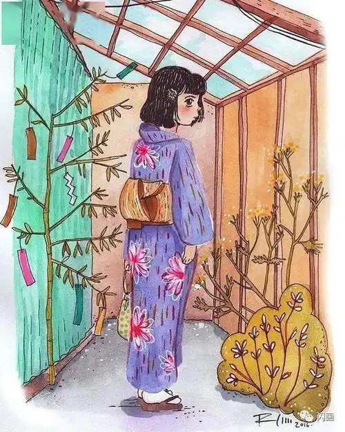 50张治愈人心的插画,看完最后一张心里暖暖的
