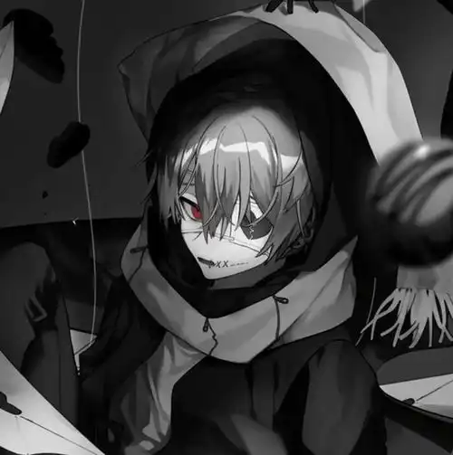 黑色动漫男生头像酷boy
