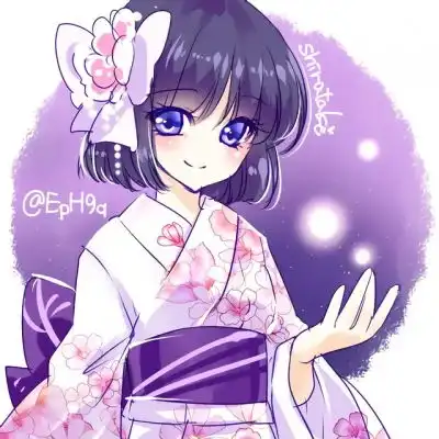 苏柒美少女战士手绘浴衣版日本微信头像我要个性网
