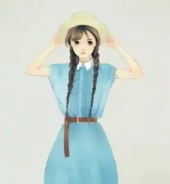 50张精美的小清新人物插画
