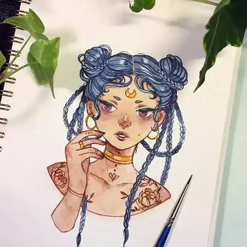 突然好羡慕会画水彩的人
