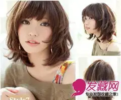 大脸变小脸10款日系披肩发最显瘦7女生发型与脸型发藏网
