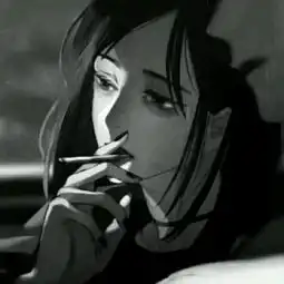 黑白微丧情侣头像城市里的夜风很大,没有我记得早回家
