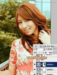 photoshop绘制韩系美女柔美黄色调教程
