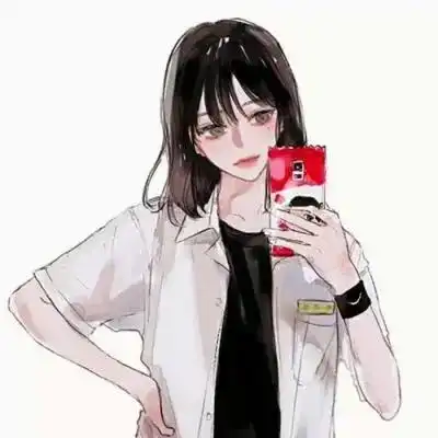 女主冷酷的恋爱动漫头像
