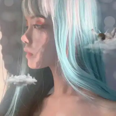 念七仙女精致欧美女生闺蜜头像
