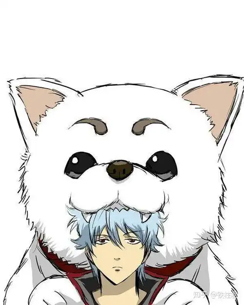 想要白色和蓝色头发的动漫男生头像,球球了
