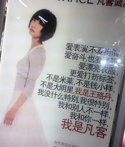 凡客诚品我是凡客系列文案
