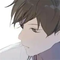 漫画头像男侧脸男生侧脸低头冷酷的漫画头像
