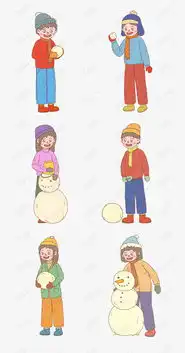冬季冬日卡通手绘堆雪人系列素材图片免费下载高清psd千库网图片编号11502993
