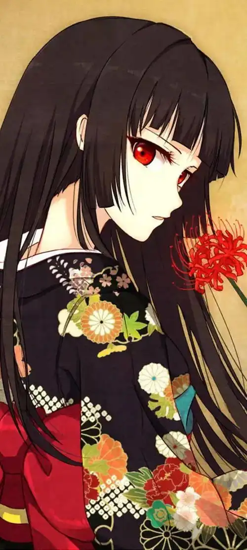 地狱少女手机壁纸午夜才会有的通信方式
