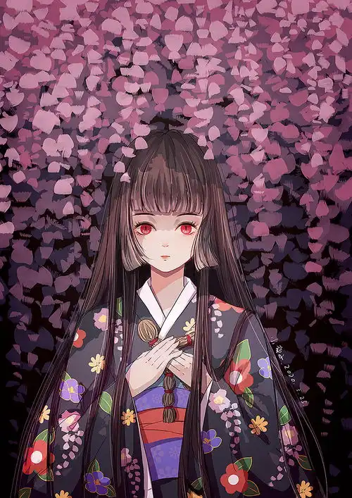 地狱少女同人插画
