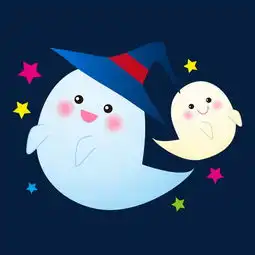 卡通可爱萌系幽灵万圣节巫婆帽子图片素材其他格式下载动漫人物大全
