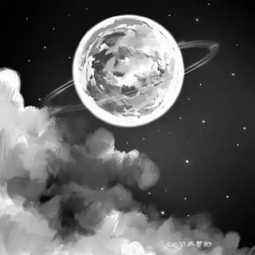 头像手机壁纸黑色系星空宇航员头像壁纸
