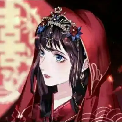 新郎新娘卡通情侣头像古装新郎新娘头像一对两张

