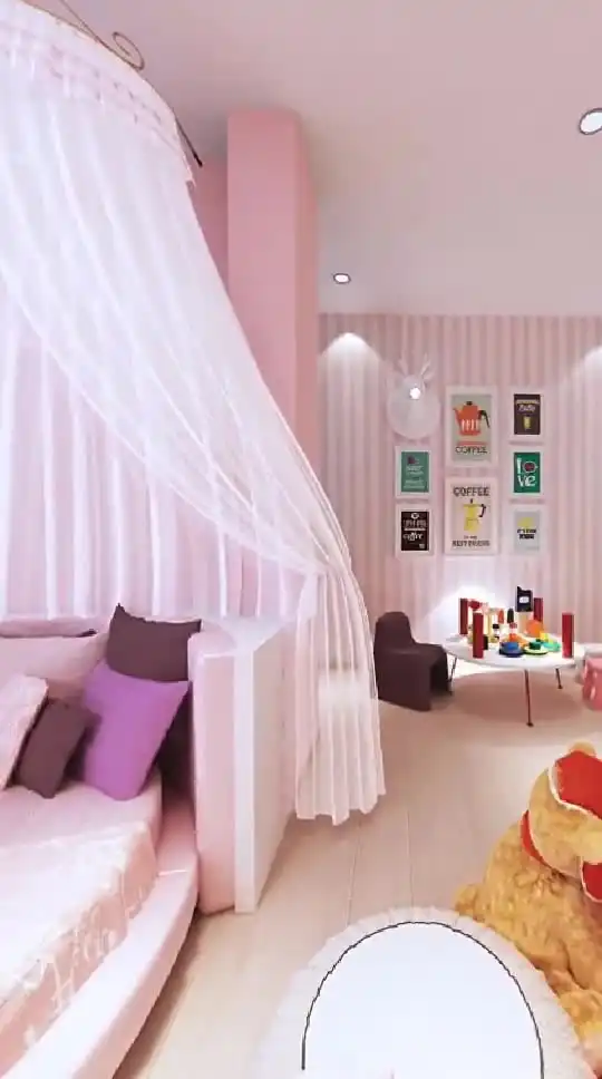 粉色梦幻少女心,你的公主梦从这里开始,太漂亮了
