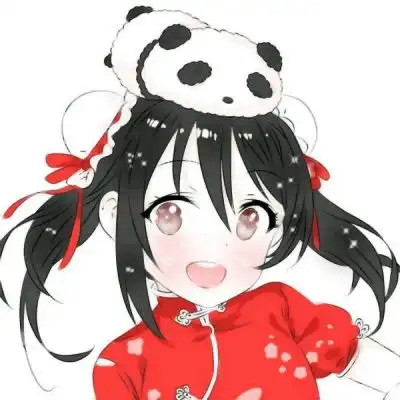 qq头像女生红色系动漫
