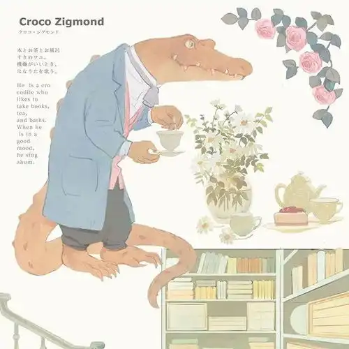 tono甜甜的治愈系插画
