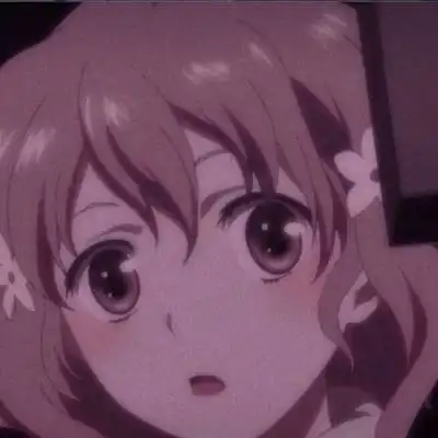 二次元女头可爱呆萌卡哇伊粉色系卡通女头
