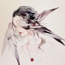 最近火了插画图女生头像此去冬夏炎凉,颠沛流离

