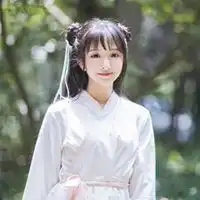 蓝色系头像古风真人微信头像图片大全
