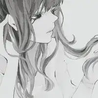 找这几张黑白女生动漫头像的大图
